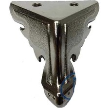 Raftan Topla Kelebek Ahşap, Mdf, Sunta Sandık Ayağı, Kutu Ayak 2,5 cm - Nikel