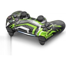 Marsilyan Gamepad Ps4 Uyumlu - Yeşil Siyah ND400AK