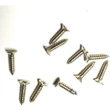 Raftan Topla Klips, Menteşe, Ayak, Ağaç, Sunta Vidası 2,2x9,5mm - Nikel 1000 Adet