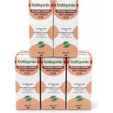 Batiqonix Povidon Iyot Çözelti %10 100 ml – Antiseptik Dezenfektan Solüsyon, Yara Temizleyici ve Mikrop Önleyici 5 Adet