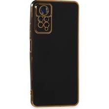 Raftan Topla Xiaomi Redmi Note 11 Pro Kılıf Volet Silikon - Siyah