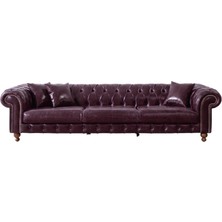 Polka Sofa Chester 3'lü Koltuk