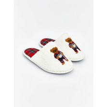 LC Waikiki Lcw Steps Ayı Teddy Nakışlı Çocuk Ev Terliği