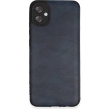 Raftan Topla Samsung Galaxy A04E Kılıf Loop Deri Silikon - Lacivert