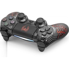 Marsilyan Gamepad Ps4 Uyumlu - Siyah Beyaz ND400V