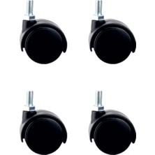 Marsilyan Büyük Plastik Vidalı Teker - 50MM HKS127 - 4 Adet