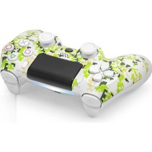 Marsilyan Gamepad Ps4 Uyumlu - Yeşil Beyaz ND400AR
