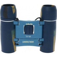 Marsilyan 70X60 Cepte Taşımalı Kauçuk Kaplamalı Mini Dürbün Mavi