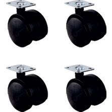 Marsilyan Büyük Plastik Tablalı Teker - 50MM HKS126 - 4 Adet