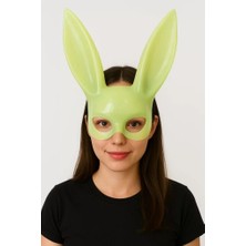 Esranın Dünyası Karanlıkta Yanan Glow Floresan Tavşan Maskesi 32X22 cm