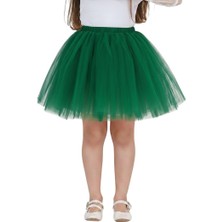 ERDEM KIDS Kız Çocuk Bayramlık  23 Nisan Doğum Günü Tüllü Tütü Etek
