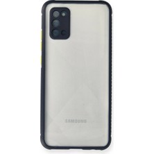 Raftan Topla Samsung Galaxy A02S Kılıf Miami Şeffaf Silikon - Lacivert