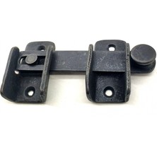 Raftan Topla Antika Tarz Dekoratif Pirinç Kapı Mandalı - 57X115 Mm, Oksit