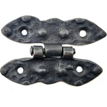 Raftan Topla Antika Tarz Dekoratif Pirinç Bodur Menteşe - 75X50 Mm, Oksit