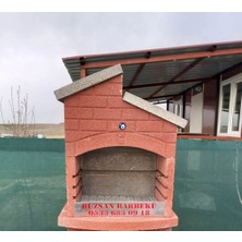Büzsan Barbekü Hazır Beton Barbekü Tezgah Üstü Model