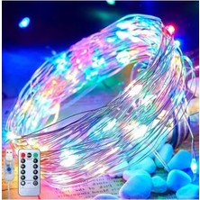 Esranın Dünyası 10 Metre Uzunlukta, 50 LED Renkli Peri Işıkları, USB ile Çalışan