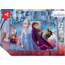 Esranın Dünyası Disney Frozen Temalı 2X12 Parça Puzzle Seti