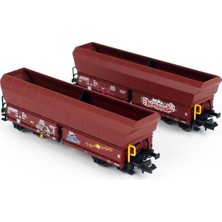Piko 40716 1/160 Yandan Boşaltmalı, Falns Onrail 4.dönem, 2 Adet Model Tren Dökme Yük Vagonu