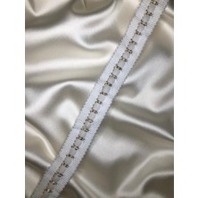 Ezel-In Tekstil Aksesuarları, Dekoratif Simli Şerit, 25 Metre, KOD-223