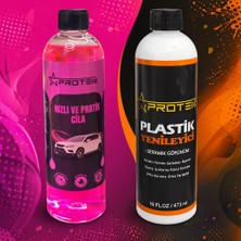 Protek Ultra Parlak Hızlı Cila +Plastik Yenileyici Bakım Sütü