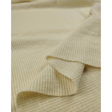 Kumaş Parça Krem Renkte Örme Kumaş 120X250CM