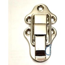 MiraLive Sandık, Kutu Klipsi, Ön Kilidi - 72X40MM, Nikel, 1 Adet