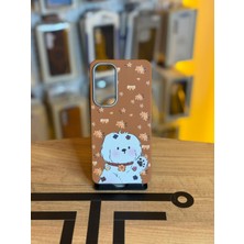Avcı Teknoloji Market Samsung S24 Fe Uyumlu Özel Tasarım Sevimli Figürlü Deri Dokulu Telefon Kılıfı