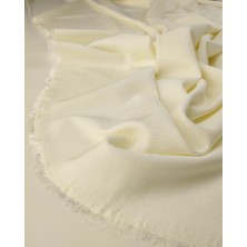 Kumaş Parça Krem Renkte Interlok Kumaş 130X210CM
