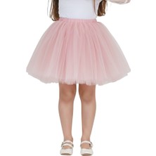 ERDEM KIDS Kız Çocuk Bayramlık  23 Nisan Doğum Günü Tüllü Tütü Etek