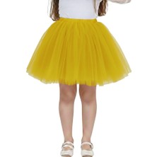 ERDEM KIDS Kız Çocuk Bayramlık  23 Nisan Doğum Günü Tüllü Tütü Etek