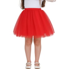 ERDEM KIDS Kız Çocuk Bayramlık  23 Nisan Doğum Günü Tüllü Tütü Etek