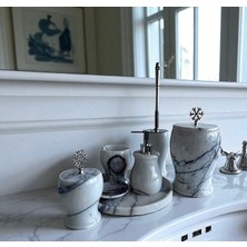 HC Home 7 Parça Mermer Banyo Seti Lüks Dekoratif Modern Tasarım