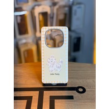 Avcı Teknoloji Market Redmi Note 14 Pro Plus Uyumlu Özel Tasarım Sevimli Figürlü Deri Dokulu Telefon Kılıfı