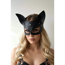 Esranın Dünyası Deri Kedi Maske, Deri Maske, Maske Çeşitleri - BRF557