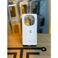 Avcı Teknoloji Market Redmi Note 14 Pro Plus Uyumlu Özel Tasarım Sevimli Figürlü Deri Dokulu Telefon Kılıfı