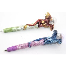 Esranın Dünyası Dragonlu Polyester Işıklı Tükenmez Kalem