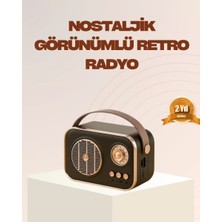 Esranın Dünyası Retro Bluetooth Radyo – Nostaljik Tasarım, Tf Kart ve USB Destekli