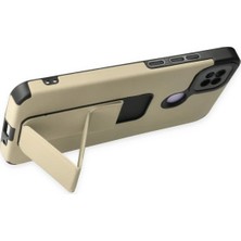 Paradise Sda  Xiaomi Redmi 9c Kılıf Mega Standlı Silikon - Gold 4523