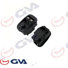 GVA Zengemtx Cam Açma Anahtari Sol Peugeot 206-PARTNER 98-07 Çiftli-Çerçeveli - Ayna Ayarli