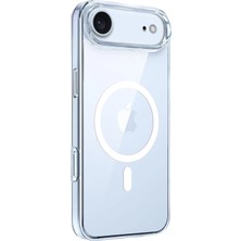 Paradise Sda  Apple iPhone 17 Air Combo Sert Şeffaf Magsafe Kapak - Şeffaf 4523
