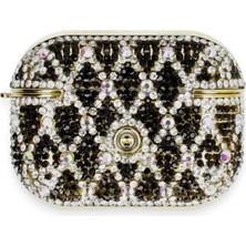 Paradise Sda  Airpods Pro 2 (2.nesil) Klor Taşlı Kılıf - Desen 3 4523