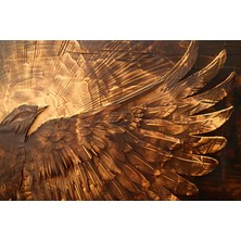 Aden Dijital Dekoratif Kuş Kanadı Kanvas Tablo