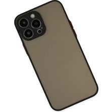 Paradise Sda  iPhone 14 Pro Max Kılıf Montreal Silikon Kapak - Siyah 4523