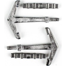 Occre 17013, 2 Adet 30 Mm. Antik Çapa ve Dipçik