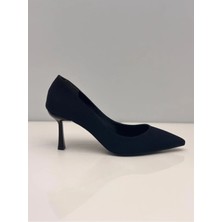 Feles Kadın Siyah Zarif Stiletto Ince Topuklu – 7 cm Topuk - Podeia Estilo
