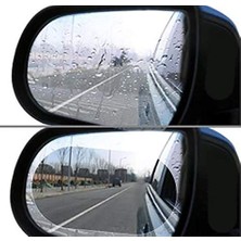 Otomobil Yan Ayna Yağmur Kaydırıcı Film 2’li Set, Su ve Buhar Geçirmez Dikiz Aynası Koruma Filmi, Net Görüş Sağlayan Araba Yan Ayna Koruyucu, Evrensel Uyumlu