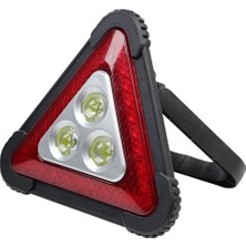 Üçgen LED Reflektör, 1800MAH Şarj Edilebilir Pil, Güçlü Aydınlatma, Powerbank Olarak Kullanma Özellikli