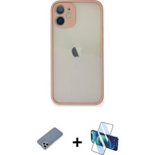 Cepte Toptan iPhone 11 Pro Max Ahenk Çizgi Serisi - Siyah 3D Antistatik Seramik Nano Ekran Koruyucu + Gümüş Metal Kamera Lens Koruma Cam