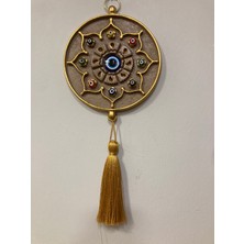 Plus Home Nazarlık Tekli Model Renk Altın Cappuccino Dekorasyon Obje Çap 15 cm