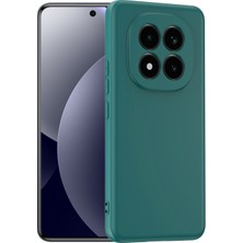 Case World Xiaomi Redmi Note 15 Pro 4g ile Uyumlu Kapak Kamera Korumalı Içi Kadife Lansman Silikon Kılıf - Yeşil